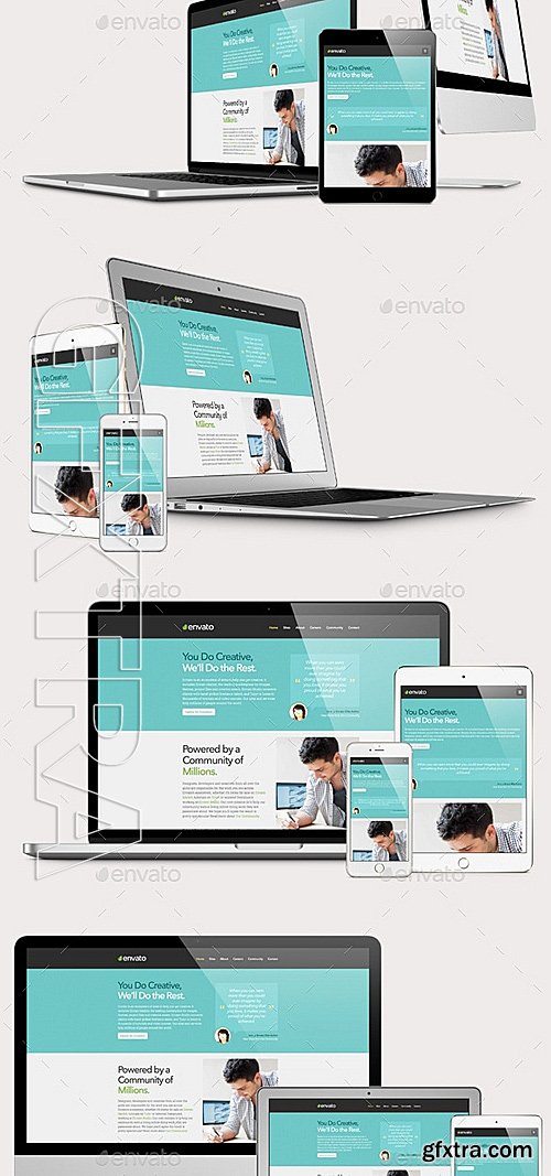 GraphicRiver - Responsive Screen Mock-Up 12323728