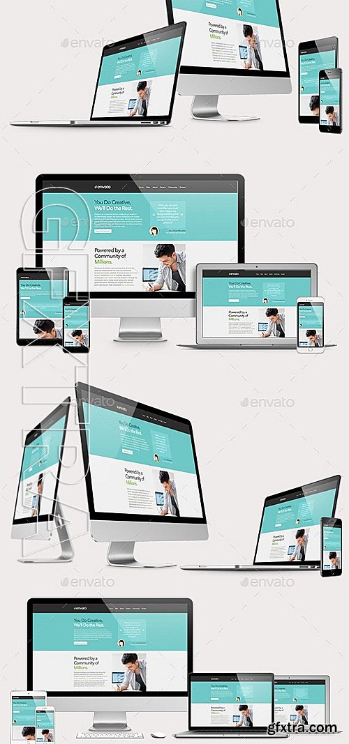 GraphicRiver - Responsive Screen Mock-Up 12323728