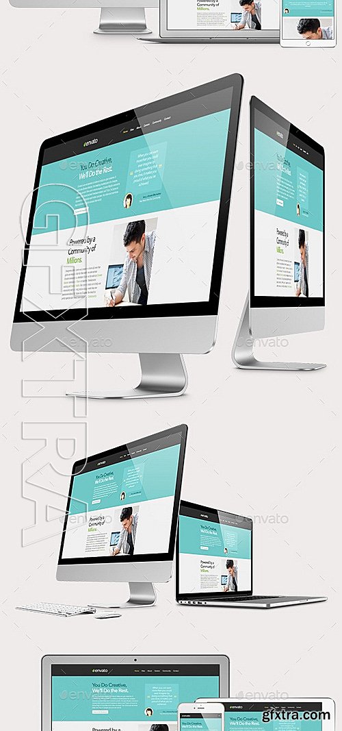 GraphicRiver - Responsive Screen Mock-Up 12323728