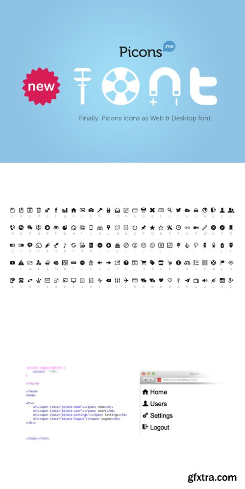 Picons Font