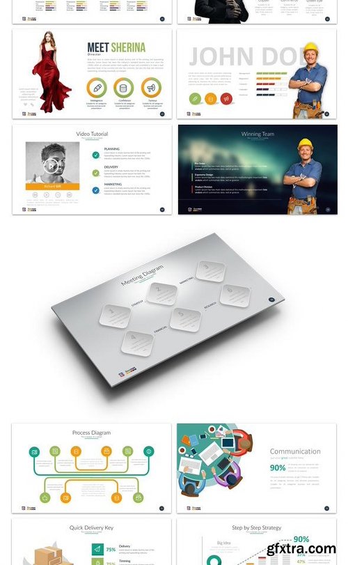 Graphicriver Baseman- Ultimate PowerPoint Template 12898624