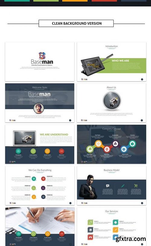 Graphicriver Baseman- Ultimate PowerPoint Template 12898624