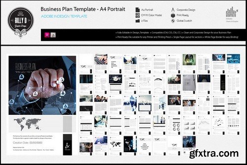 CM - Business Plan Template - A4 Portrait 370969