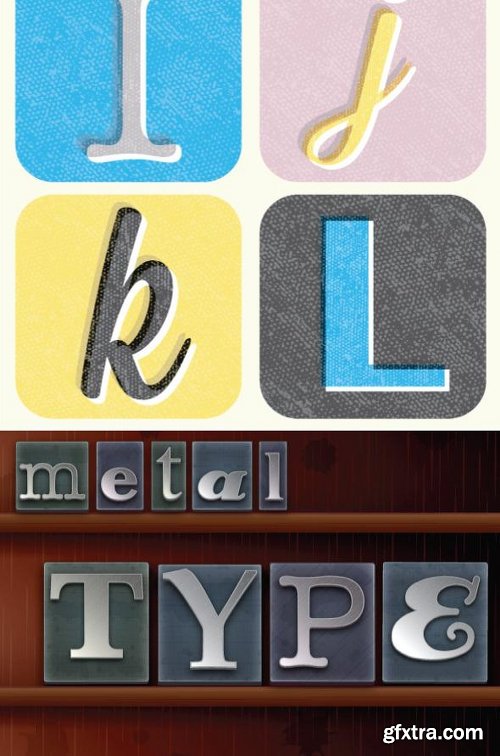 Graphicriver Retro Print Text Effects Bundle 8375772