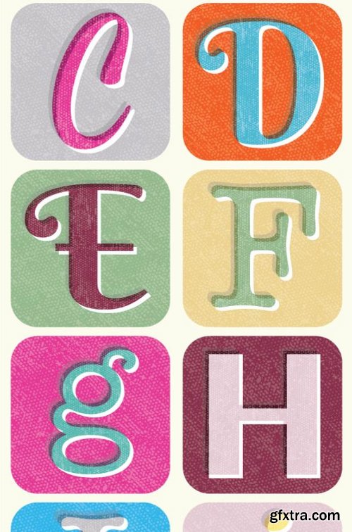 Graphicriver Retro Print Text Effects Bundle 8375772