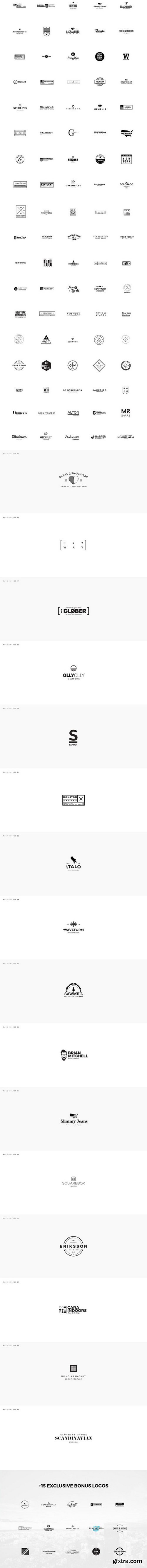 CM - 315 Minimal Logo Templates Bundle 371884