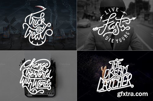 CM - Hand Lettering Vector Pack - 15484