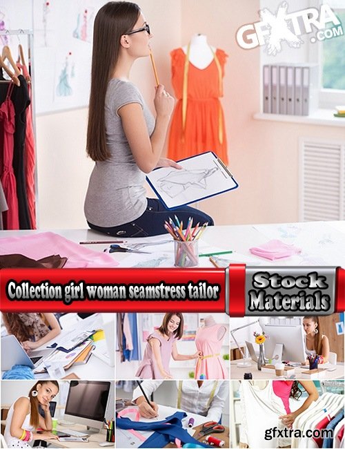 Collection girl woman seamstress tailor couturier tailoring 25 HQ Jpeg