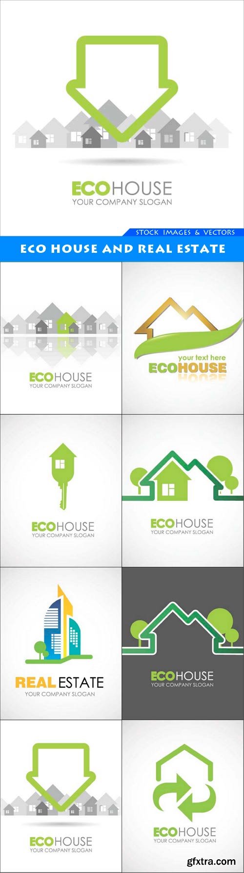 Eco house and real estate 8X EPS