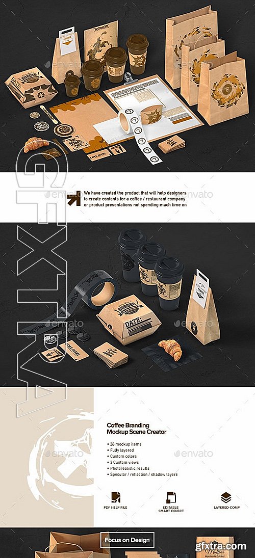 GraphicRiver - Coffee Cafe Branding Identity Mockup 12869059