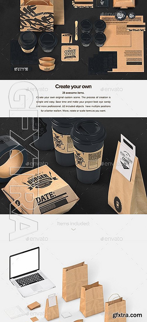 GraphicRiver - Coffee Cafe Branding Identity Mockup 12869059