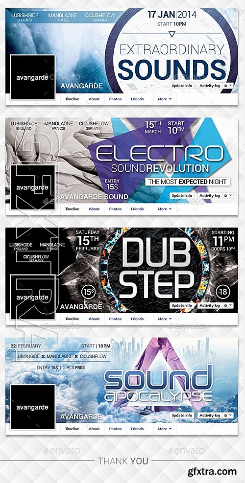 GraphicRiver - 6 Music Event Facebook Timeline Covers vol2 12881249