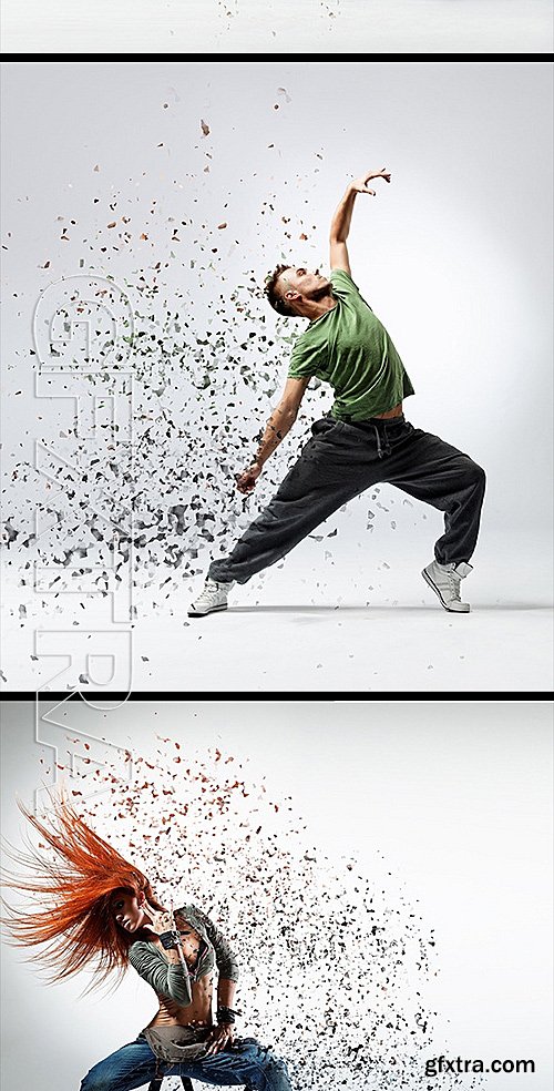 GraphicRiver - Broken Dispersion PS Action 12920309