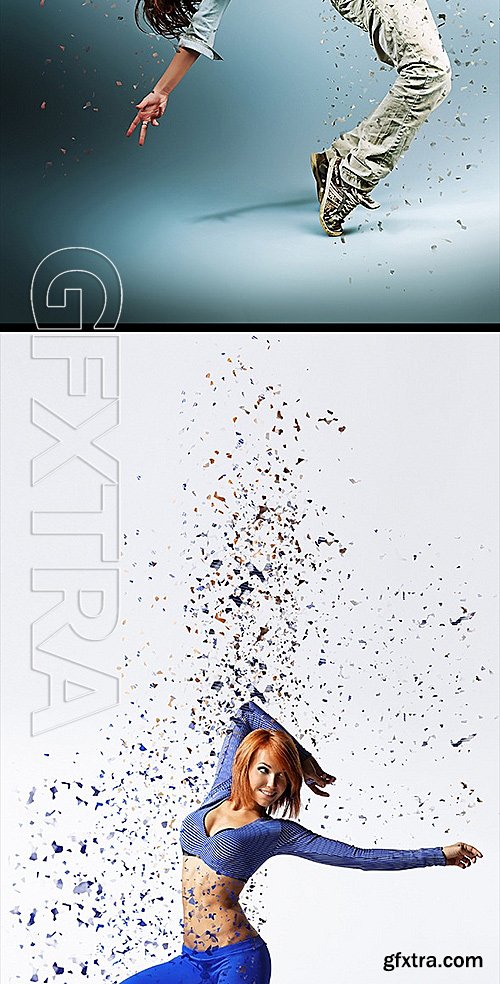 GraphicRiver - Broken Dispersion PS Action 12920309