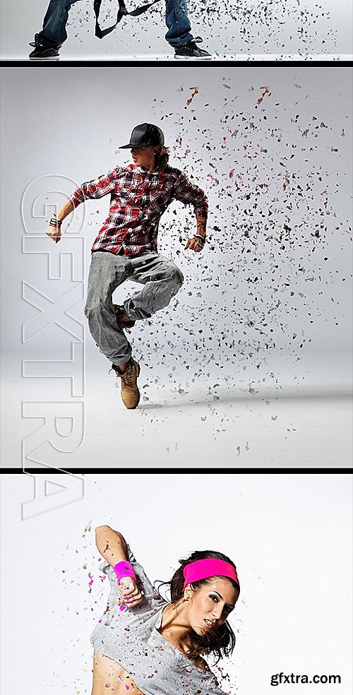 GraphicRiver - Broken Dispersion PS Action 12920309