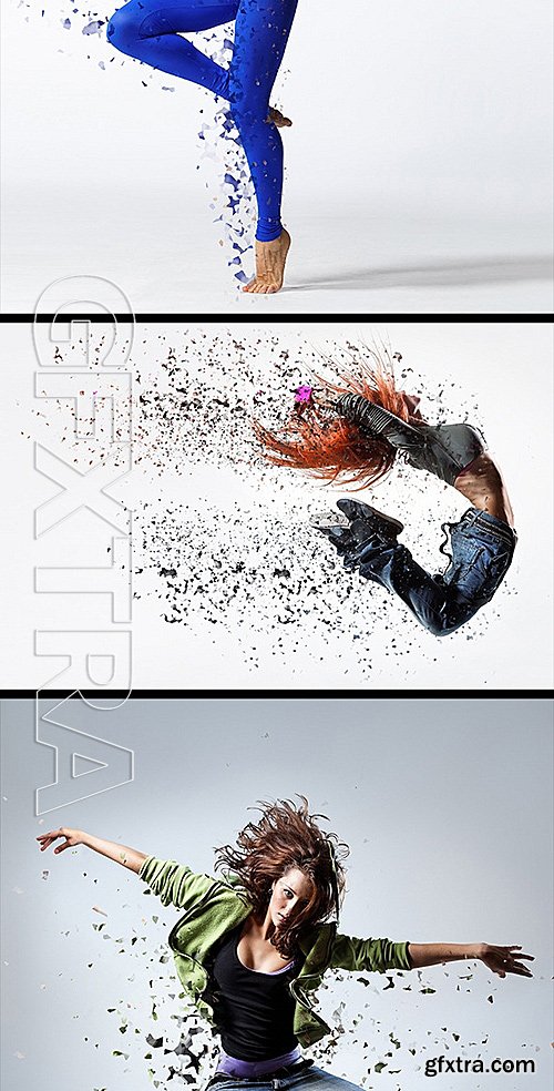 GraphicRiver - Broken Dispersion PS Action 12920309