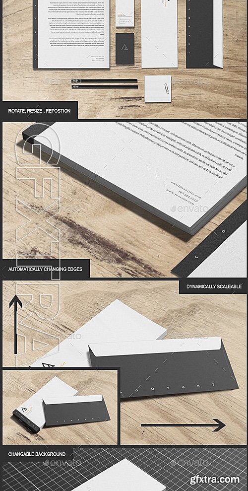 GraphicRiver - Stationery Branding Mock-Up 12902671