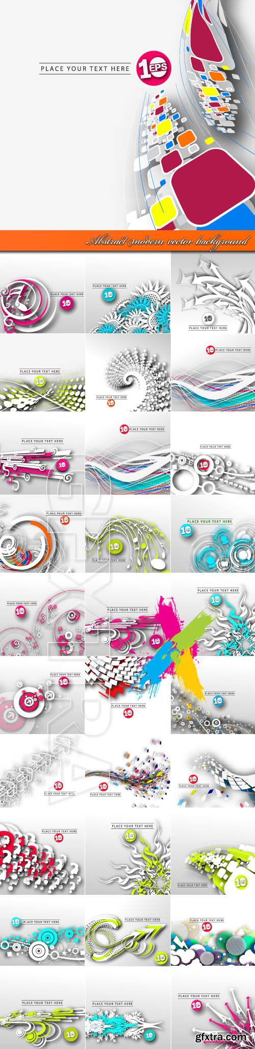 Abstract modern vector background