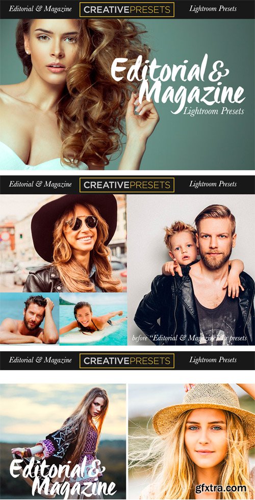 CM 328818 - Editorial & Magazine Lightroom Presets