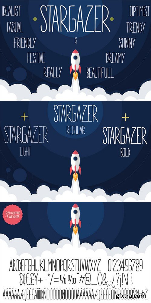 CM - Stargazer Script Fonts 374914