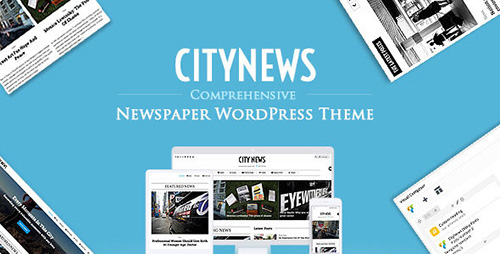 ThemeForest - CityNews v1.0 - Comprehensive Newspaper WordPress Theme - 12575848