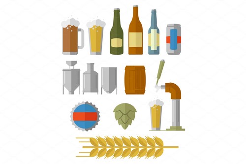 CM - Beer graphics vector bundle - 376778