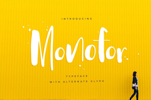 CM - Monofor Typeface - 375579