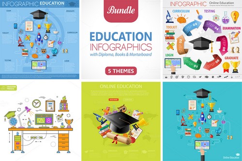 CM - Online Education Infographics - 369736