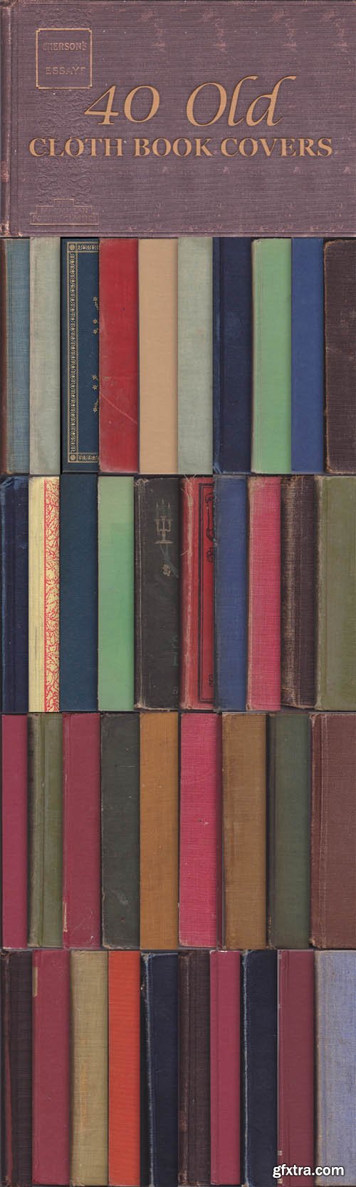 40-Old Cloth Book Covers