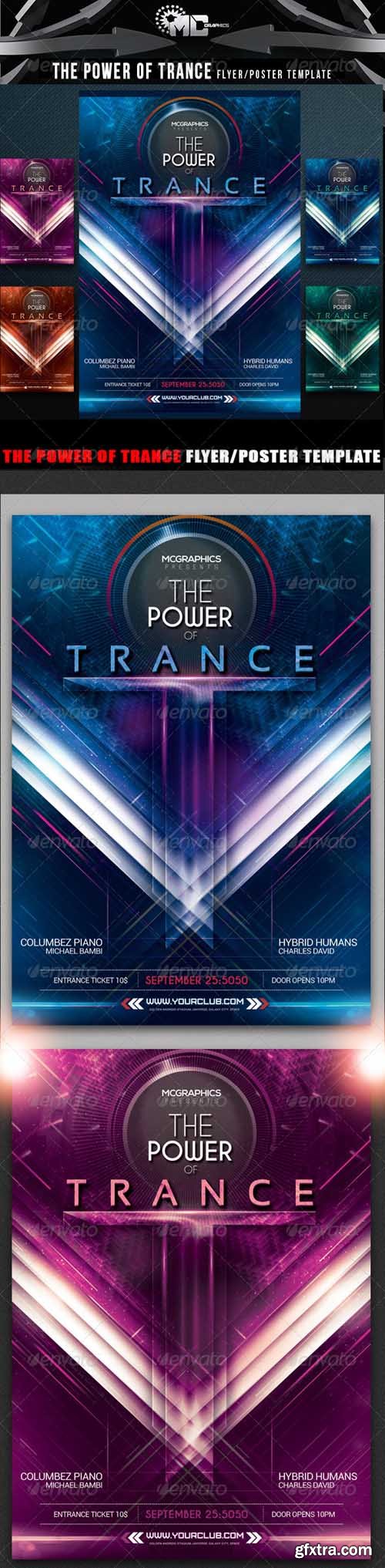 The Power of Trance Flyer/Poster Template