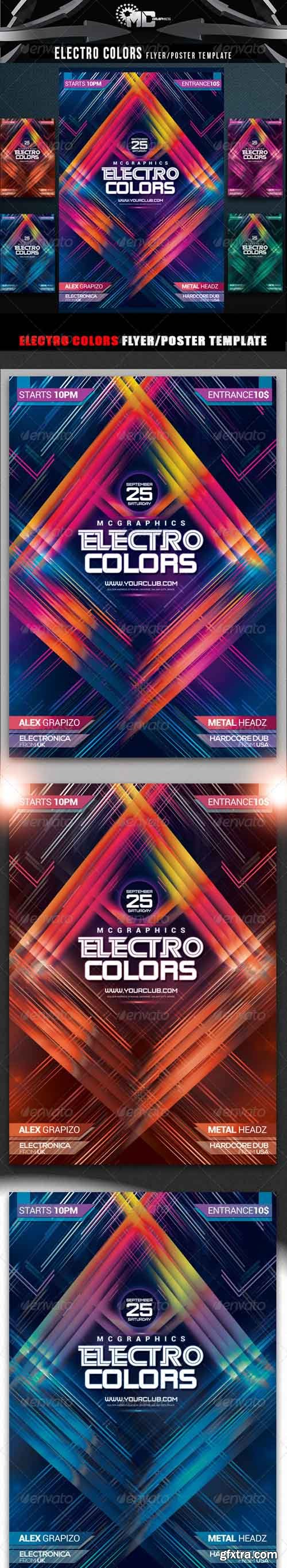 Electro Colors Flyer/Poster Template