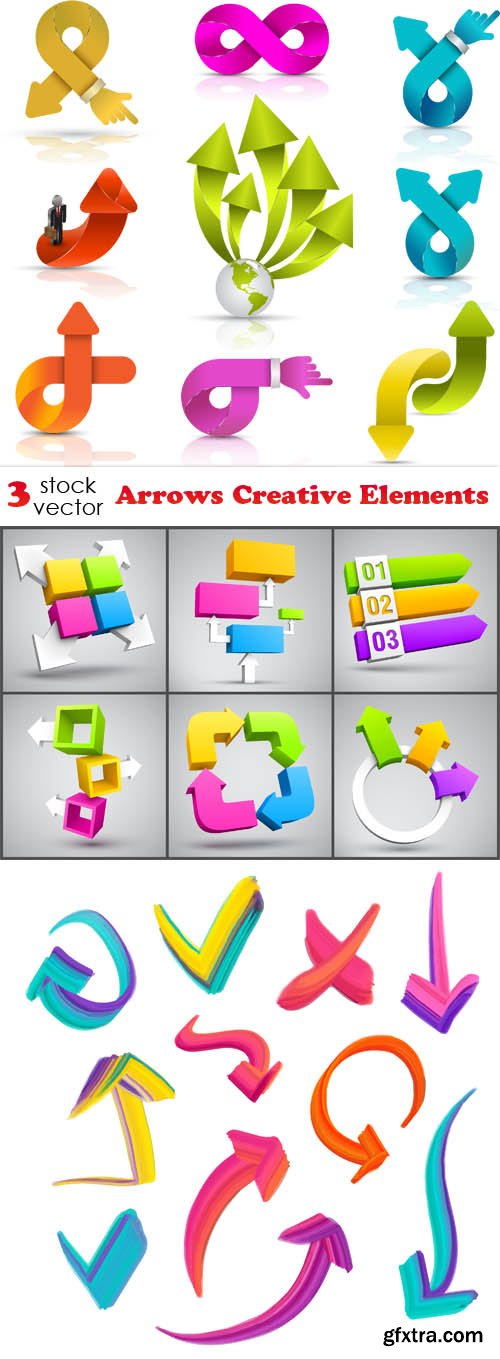 Vectors - Arrows Creative Elements