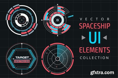 CM - UI HUD infographic interface element - 374922