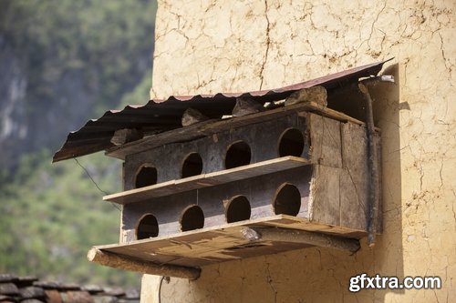 Collection of dovecote pigeon house for birds 25 HQ Jpeg