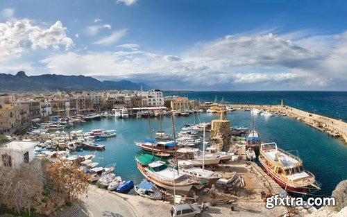 Collection of the most beautiful places of Cyprus sea beach marina yacht rock Bay 25 HQ Jpeg