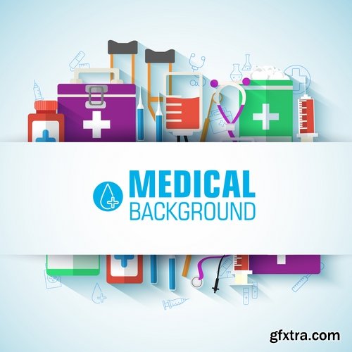 Collection of picture vector medical icon medical tool infographics 25 EPS