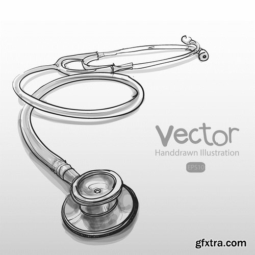 Collection of picture vector medical icon medical tool infographics 25 EPS