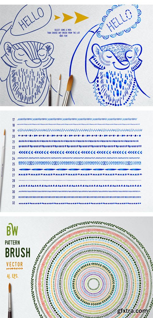 CM 311343 - Vector Watercolor Brushes