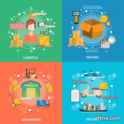 Templates flat illustrations design concept vector