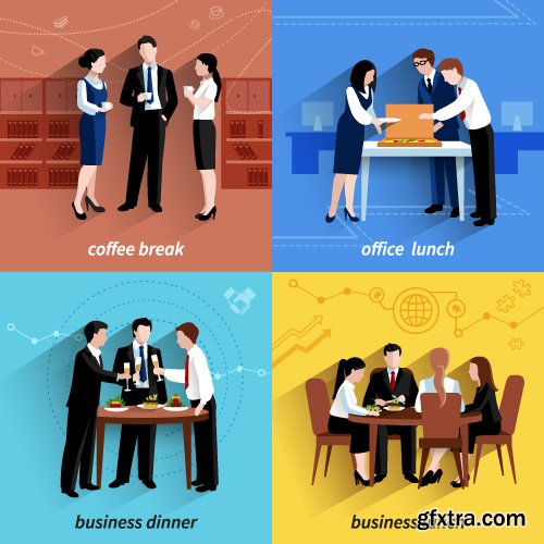 Templates flat illustrations design concept vector