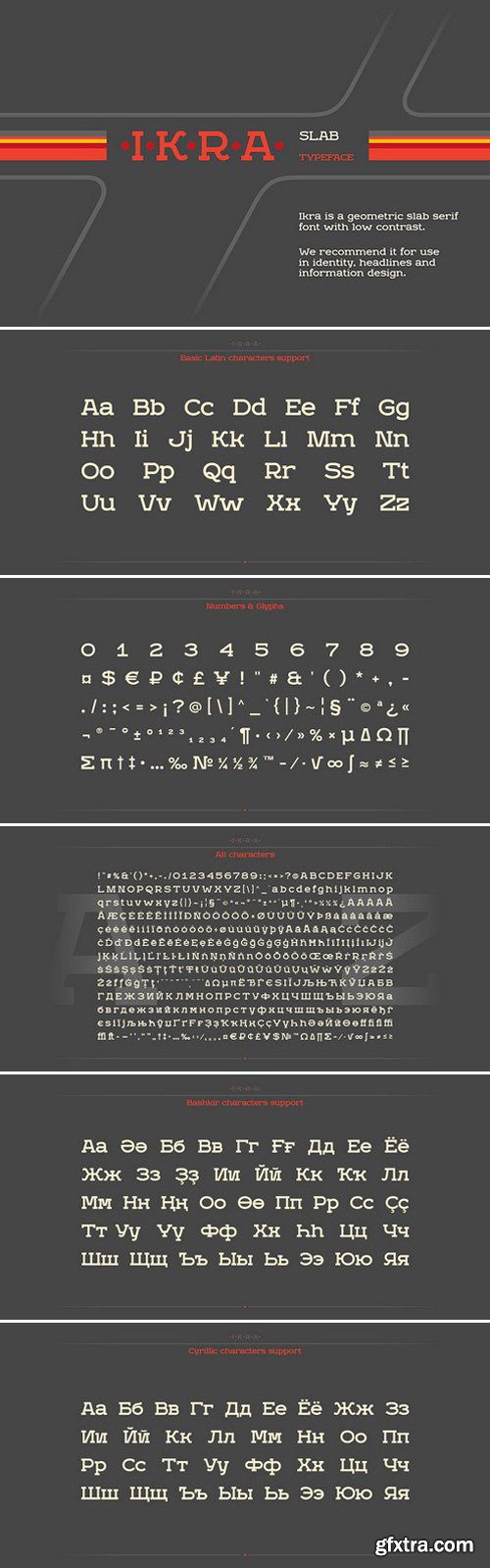 Ikra Slab – Font