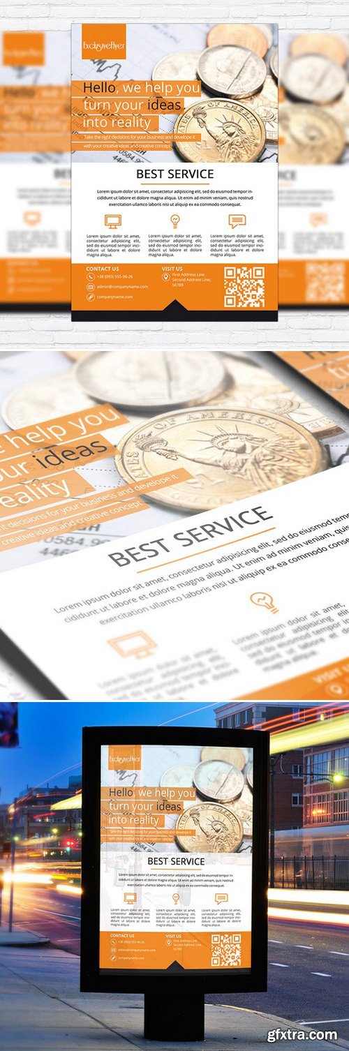 CORPORATE BEST SERVICE – BUSINESS FLYER TEMPLATE