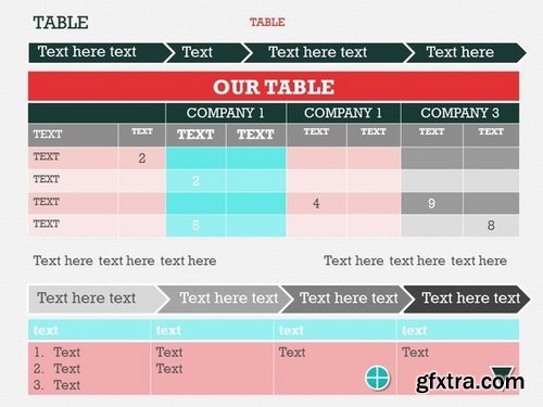 CM - Table 1 PowerPoint Template 372638