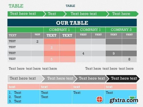 CM - Table 1 PowerPoint Template 372638