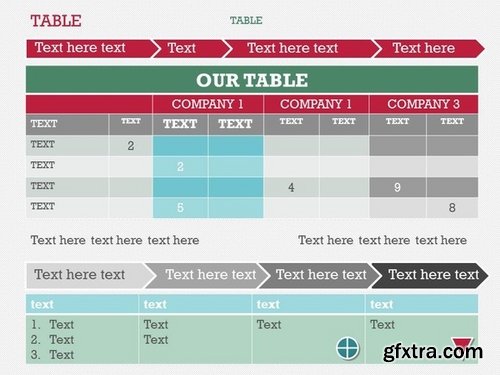 CM - Table 1 PowerPoint Template 372638