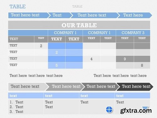 CM - Table 1 PowerPoint Template 372638