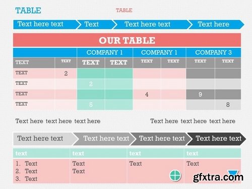 CM - Table 1 PowerPoint Template 372638