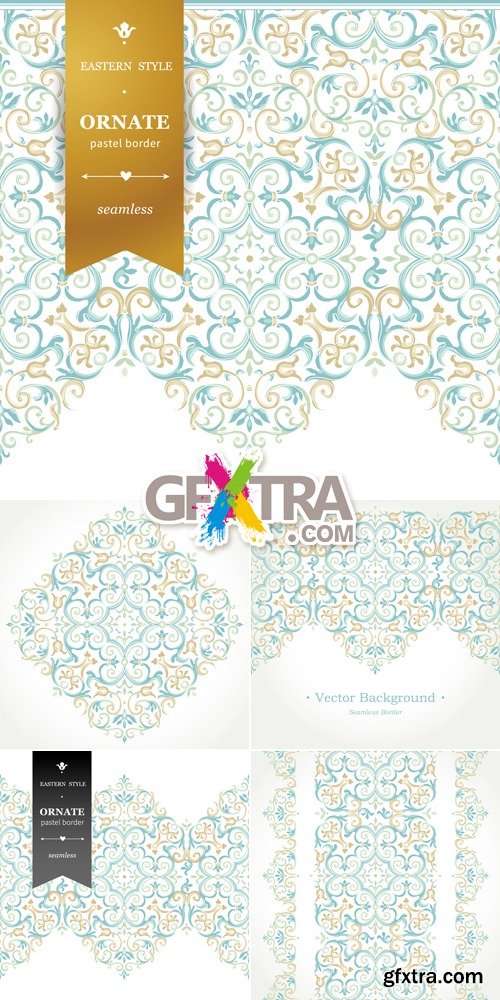 Vintage Ornate Borders Vector