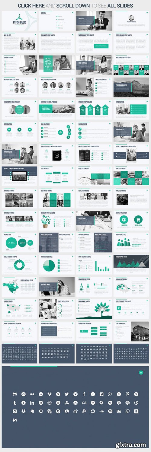 CM - Pitch Deck PowerPoint Template 375469