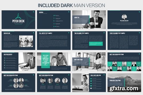 CM - Pitch Deck PowerPoint Template 375469